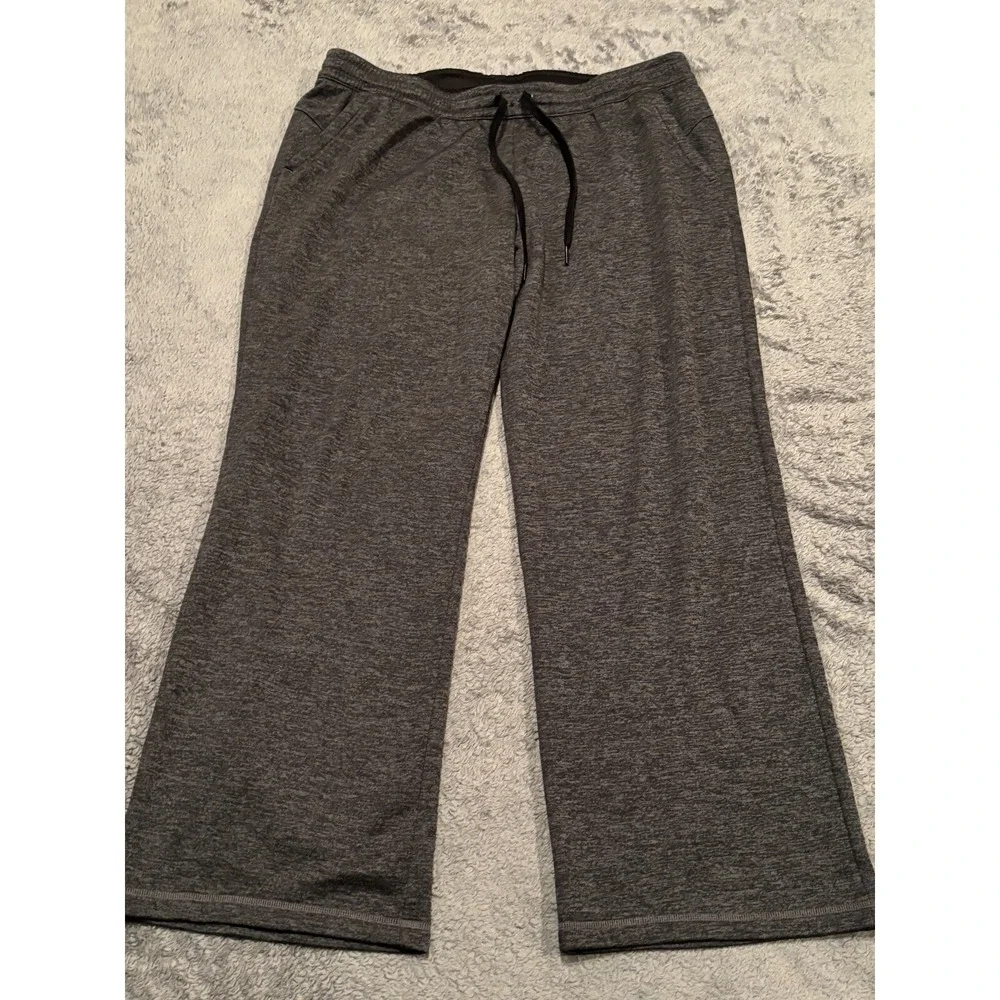Adidas Sweatpants Mens XL Climawarm Dark Gray Pull On Performance Athletic